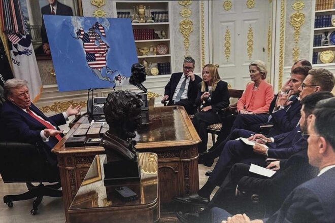 Trump alimenta el rumor d’invasió de Grenlàndia amb imatges fetes amb intel·ligència artificial