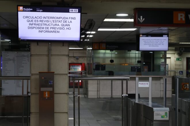 RENFE troba unes quantes incidències en les marxes exploratòries del servei de Rodalia