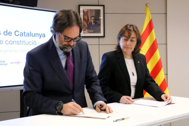 Constituïda l’empresa mixta de Rodalia entre la Generalitat i RENFE