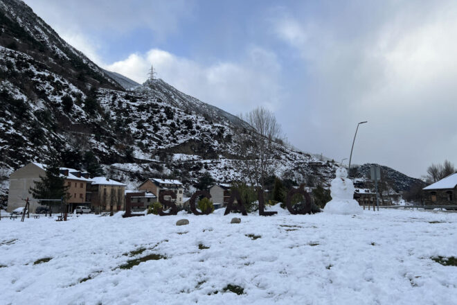 La nevada deixa fins a mig metre de neu al Pirineu i obliga a tancar el port de la Bonaigua pel risc d’allaus