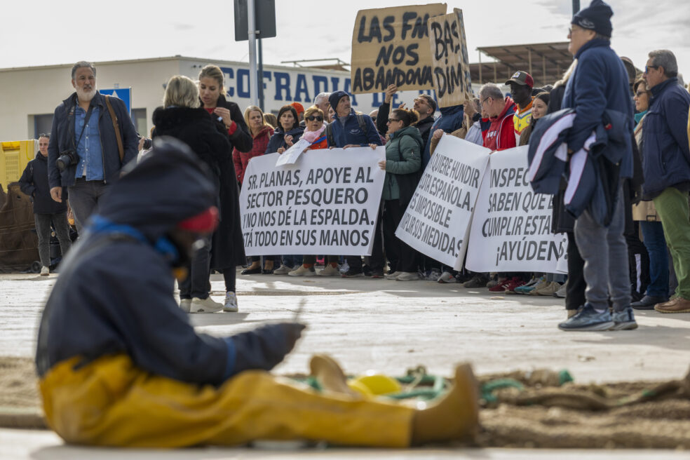 Protesta dels pescadors