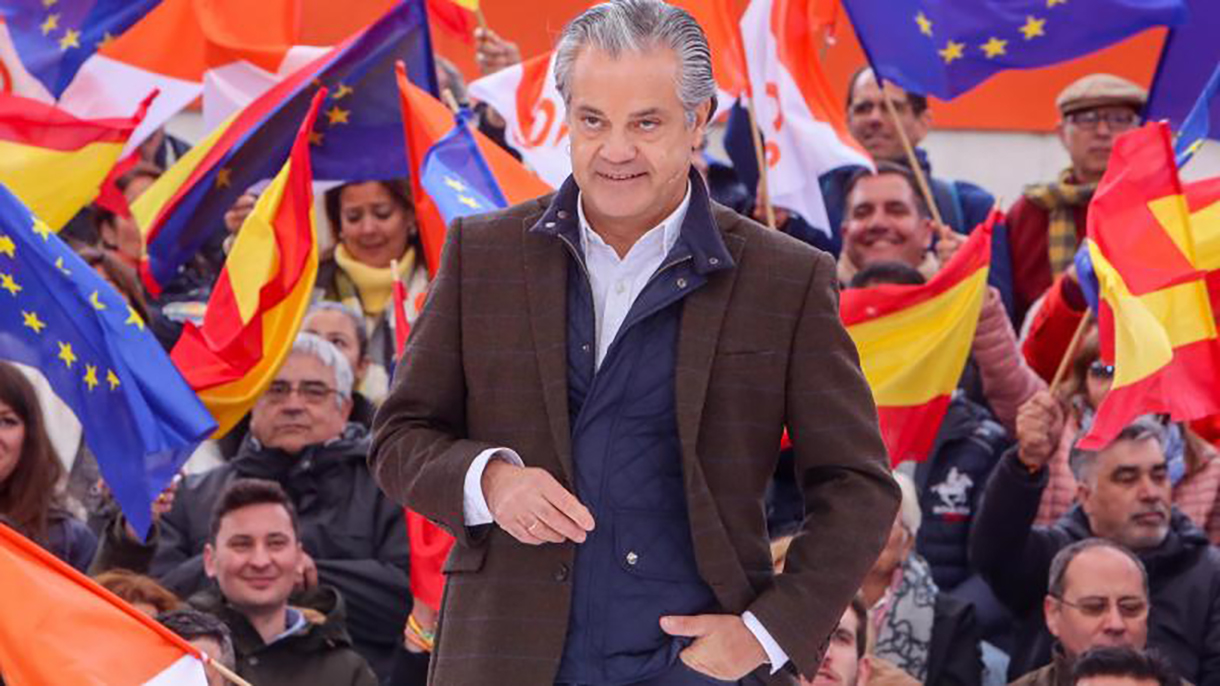 Marcos de Quinto, en un acte de Ciutadans a Madrid (fotografia: Europa Press).