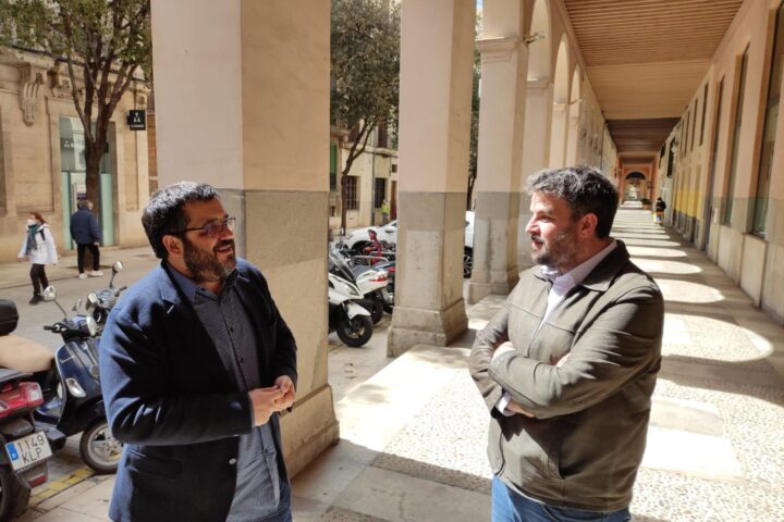 Vicenç Vidal (esquerra) i Lluís Apesteguia (dreta). Fotografia: Europa Press