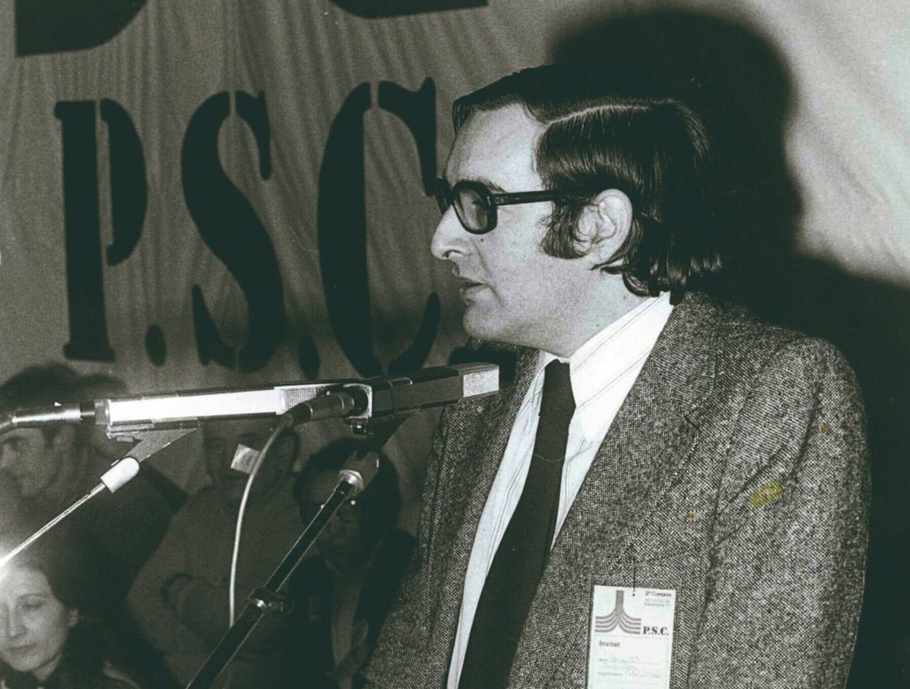 El fundador del PSC, ex-diputat i ex-senador Josep Maria Triginer.