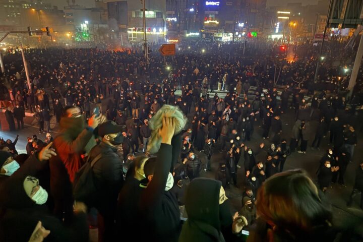 Imatge d'arxiu de protestes a l'Iran, 10 de gener de 2026