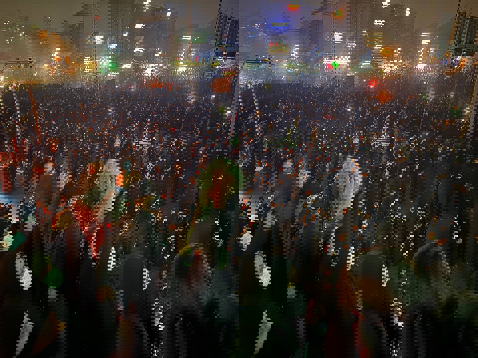 Imatge d'arxiu de protestes a l'Iran, 10 de gener de 2026