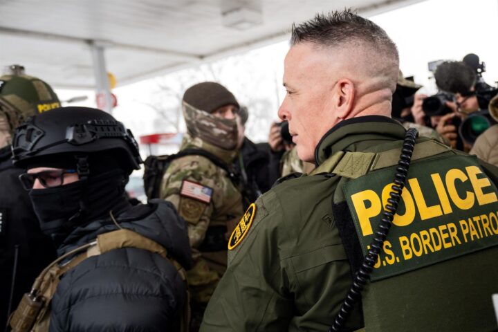 Agents de l’ICE a Minneapolis. Fotografia: Europa Press/Contacto/Katie G. Nelson