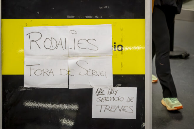 Els maquinistes convoquen vaga el 9, 10 i 11 de febrer per a exigir més seguretat ferroviària