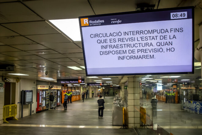 La meitat dels diners promesos per l’estat per a trens a Catalunya no arriben mai