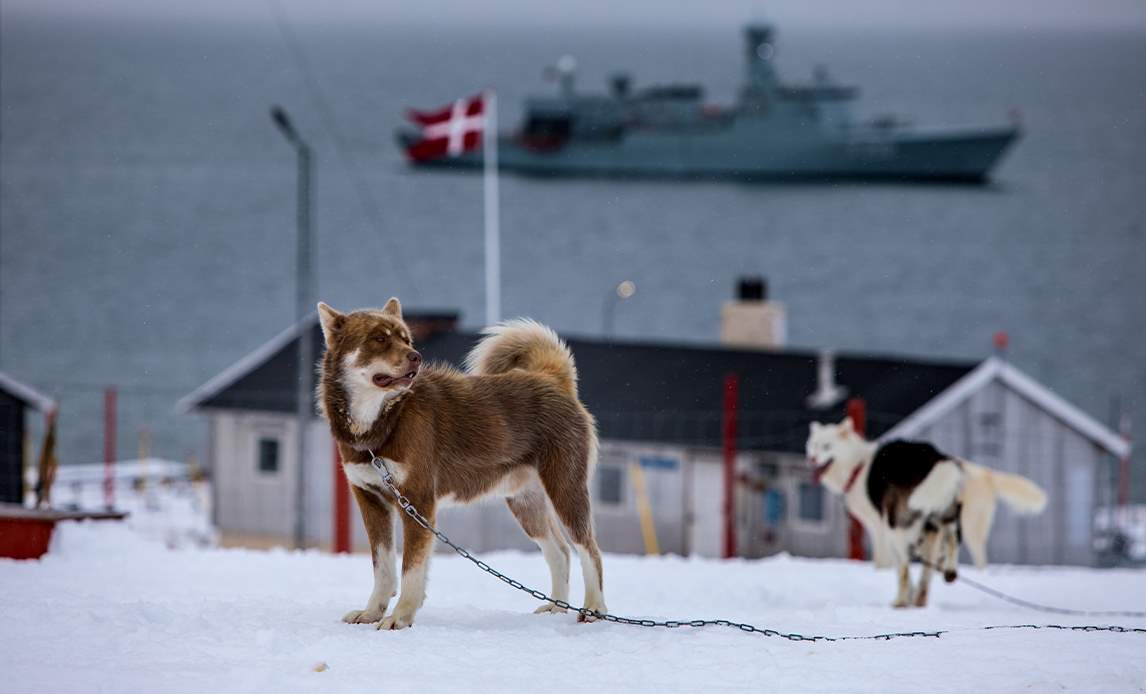 Fotografia cedida pel govern danès.