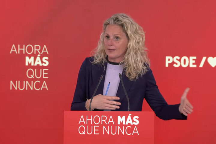 La diputada socialista Montse Mínguez, portaveu del PSOE i secretària general del grup socialista al congrés espanyol.