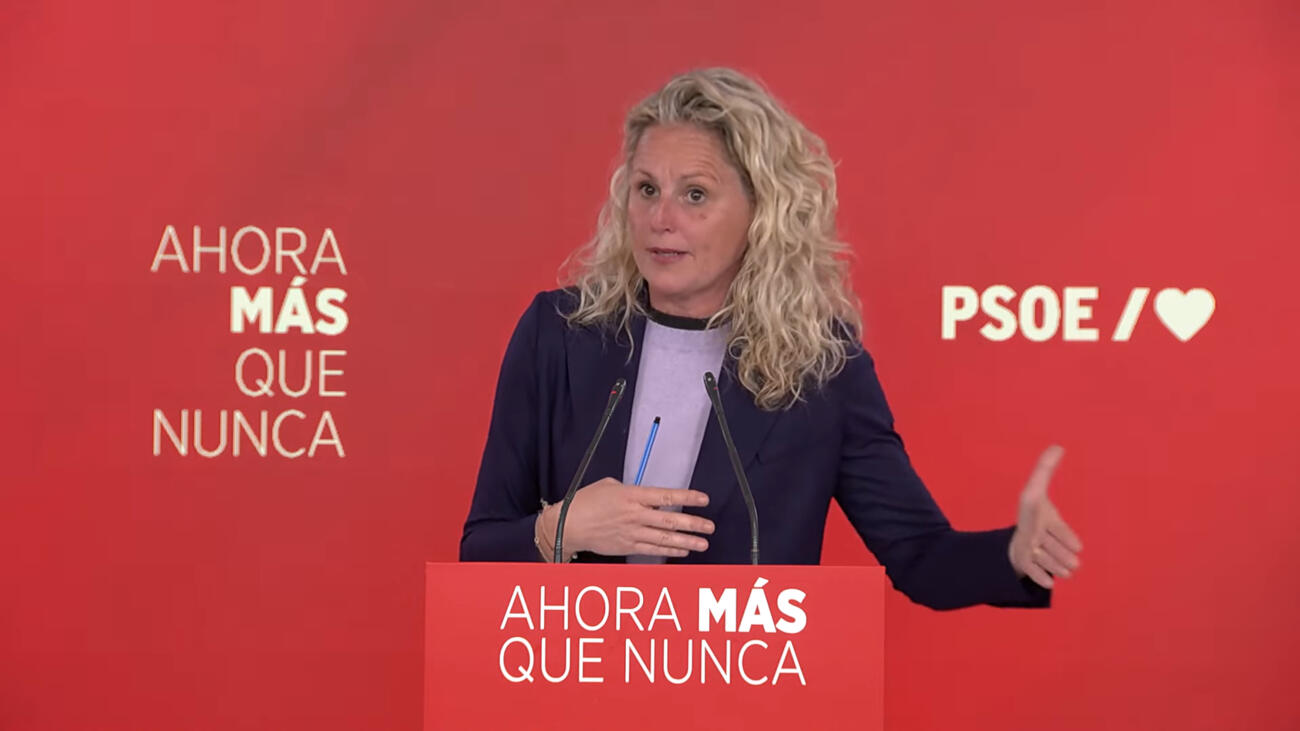 La diputada socialista Montse Mínguez, portaveu del PSOE i secretària general del grup socialista al congrés espanyol.