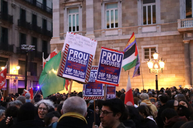El moviment per l’habitatge clama a Barcelona contra la caiguda de la moratòria dels desnonaments