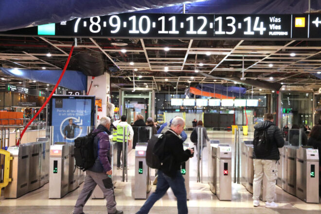 Rodalia manté per al matí la mateixa oferta ferroviària i de transport alternatiu per carretera