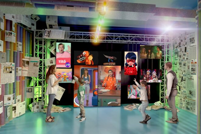 3Cat presenta un nou espai immersiu del Super3 a Barcelona amb tecnologia 4D i teatre familiar