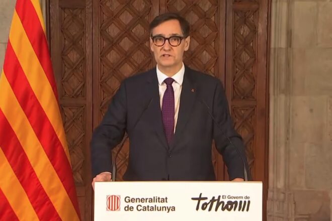 Illa torna després d’un mes de baixa: “Sóc plenament conscient del que ha viscut Catalunya”