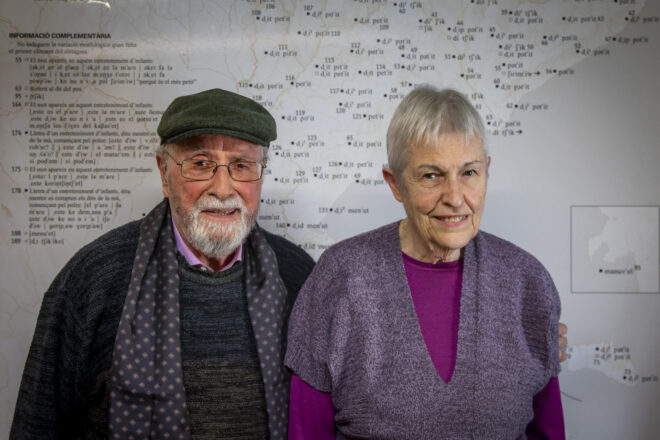 Joan Veny i Lídia Pons: “L’atles lingüístic català és una referència per a totes les llengües romàniques”