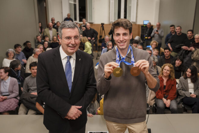 Banyoles homenatja Oriol Cardona per l’or olímpic