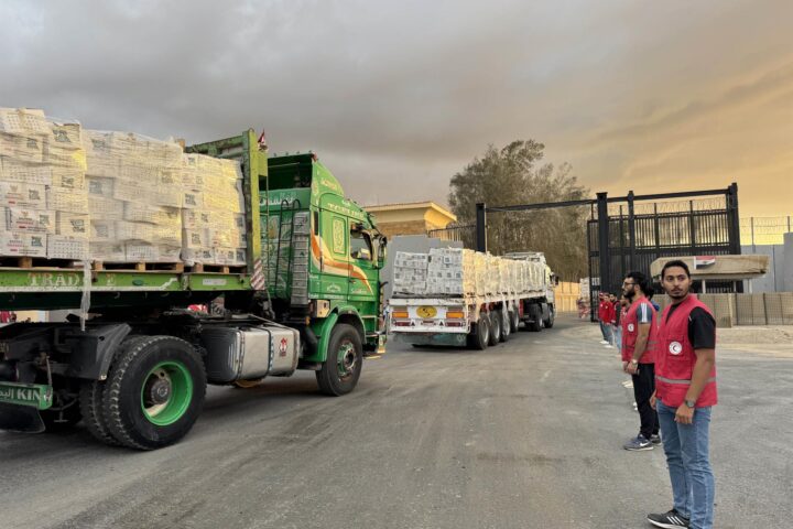 Imatge d’arxiu del pas de Rafà. Fotografia: Ali Mostafa / Xinhua News