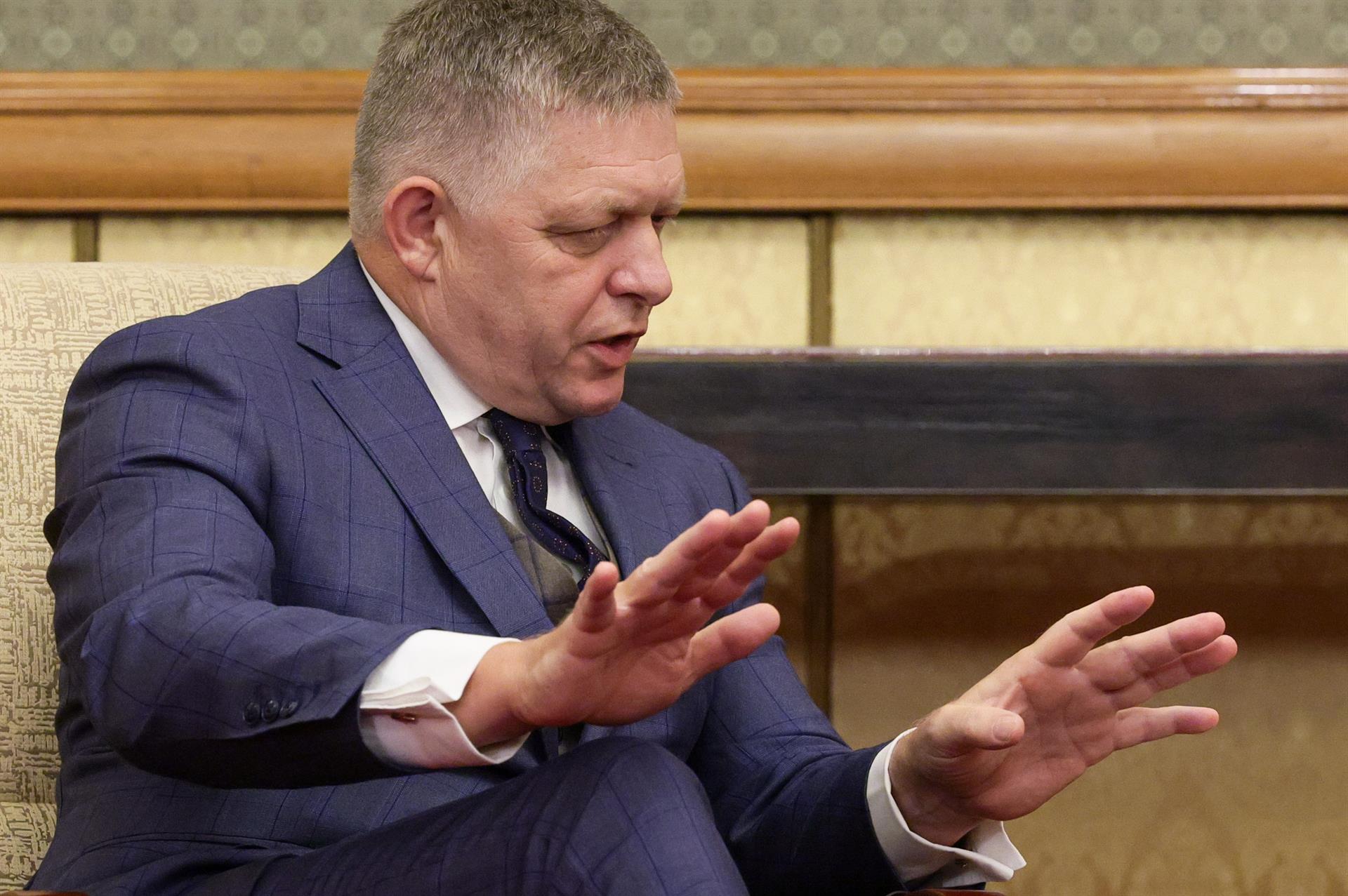 El primer ministre d’Eslovàquia, Robert Fico