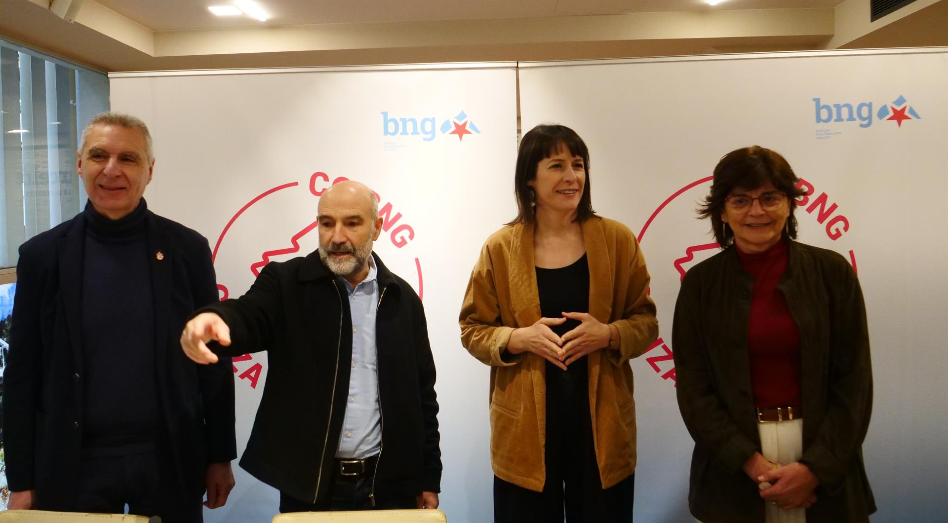 Conferència de premsa del BNG a l'Hotel Barceló, a Ourense. Fotografia: BNG