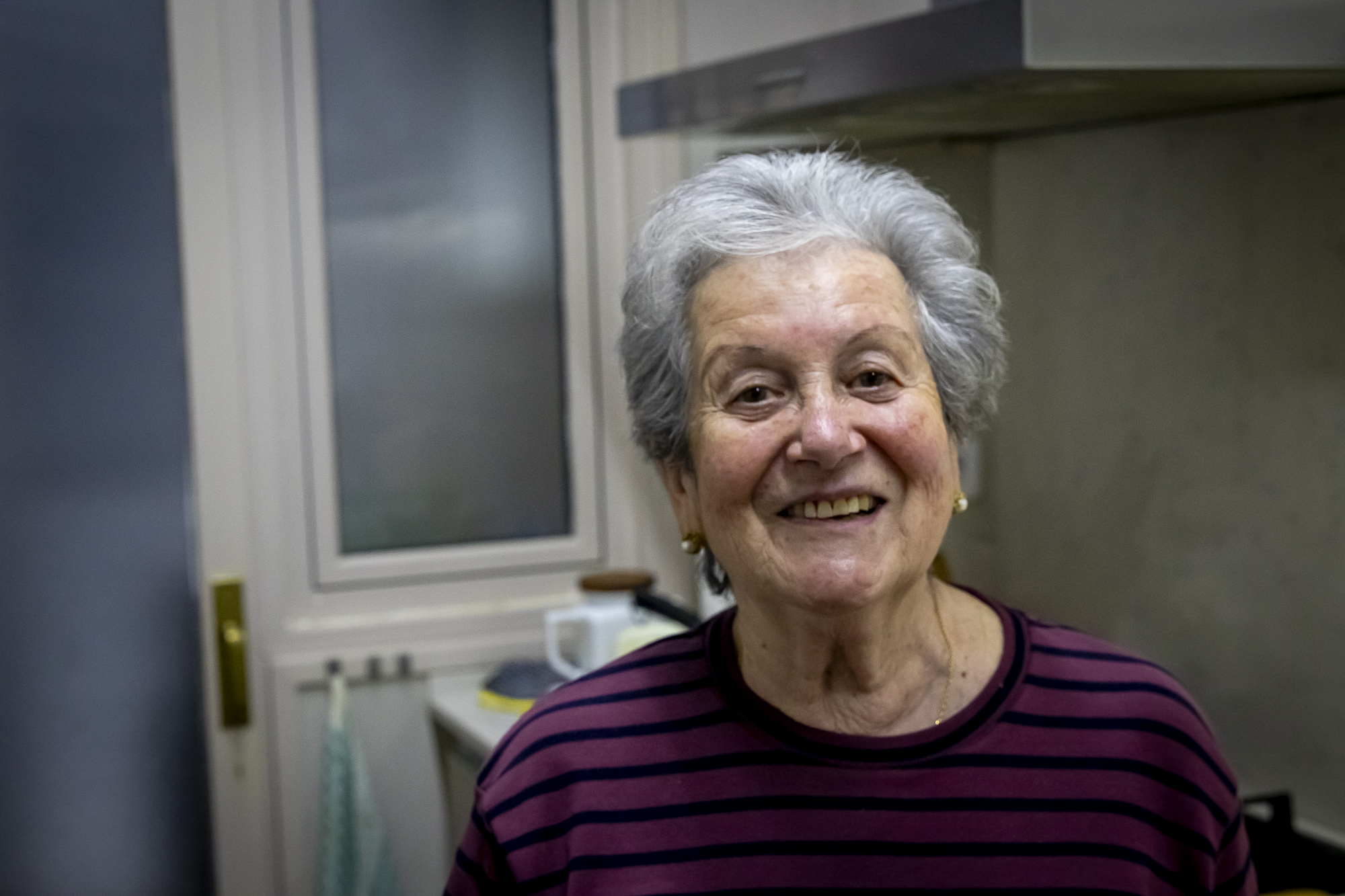 Lydia Llopart, a la seva cuina (fotografia: Albert Salamé).