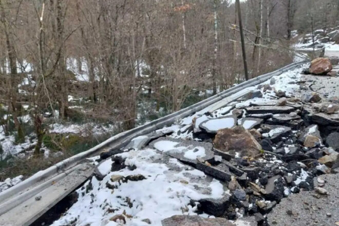 El tall de la RN20 que aïlla l’Arieja d’Andorra i Catalunya Nord durarà tres mesos, pel cap baix