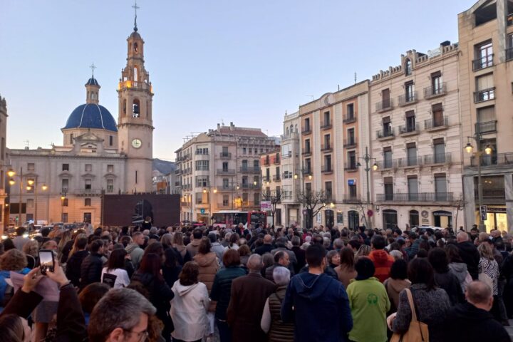 Un moment de la concentració.