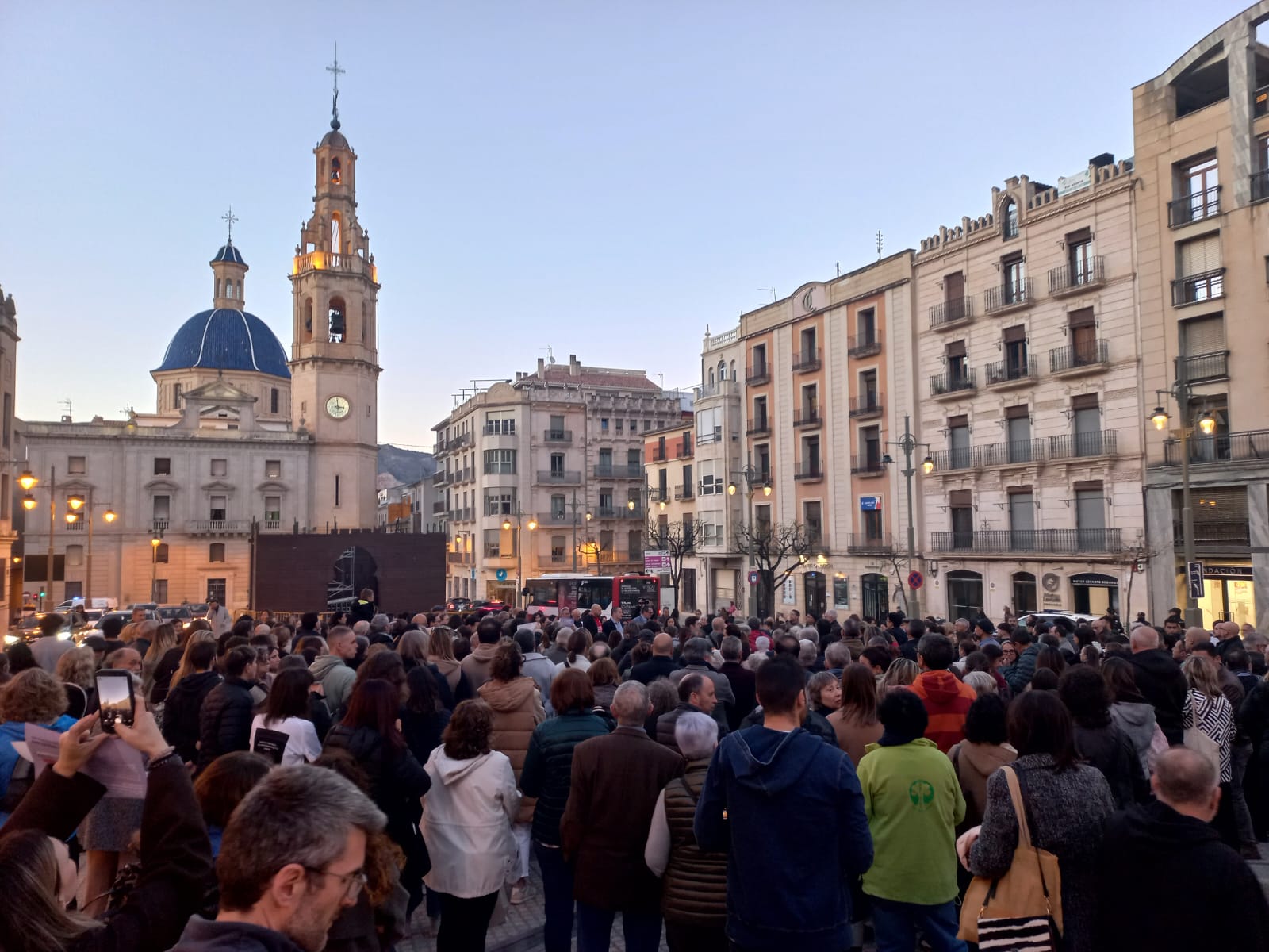 Un moment de la concentració.