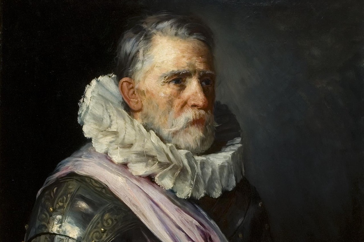 Fragment d'un retrat de Lluís de Requesens, pintat per Francesc Jover Casanova el 1884. Forma part de la col·lecció del Museu del Prado de Madrid.