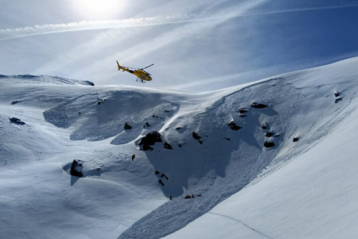 Un moment del rescat.