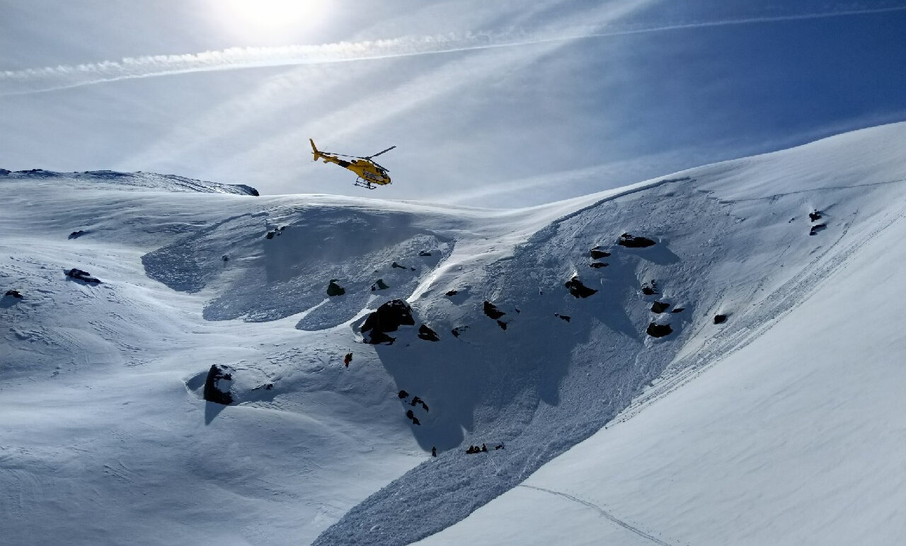 Un moment del rescat.