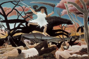 ‘La guerra’, Henri Rousseau, 1894.