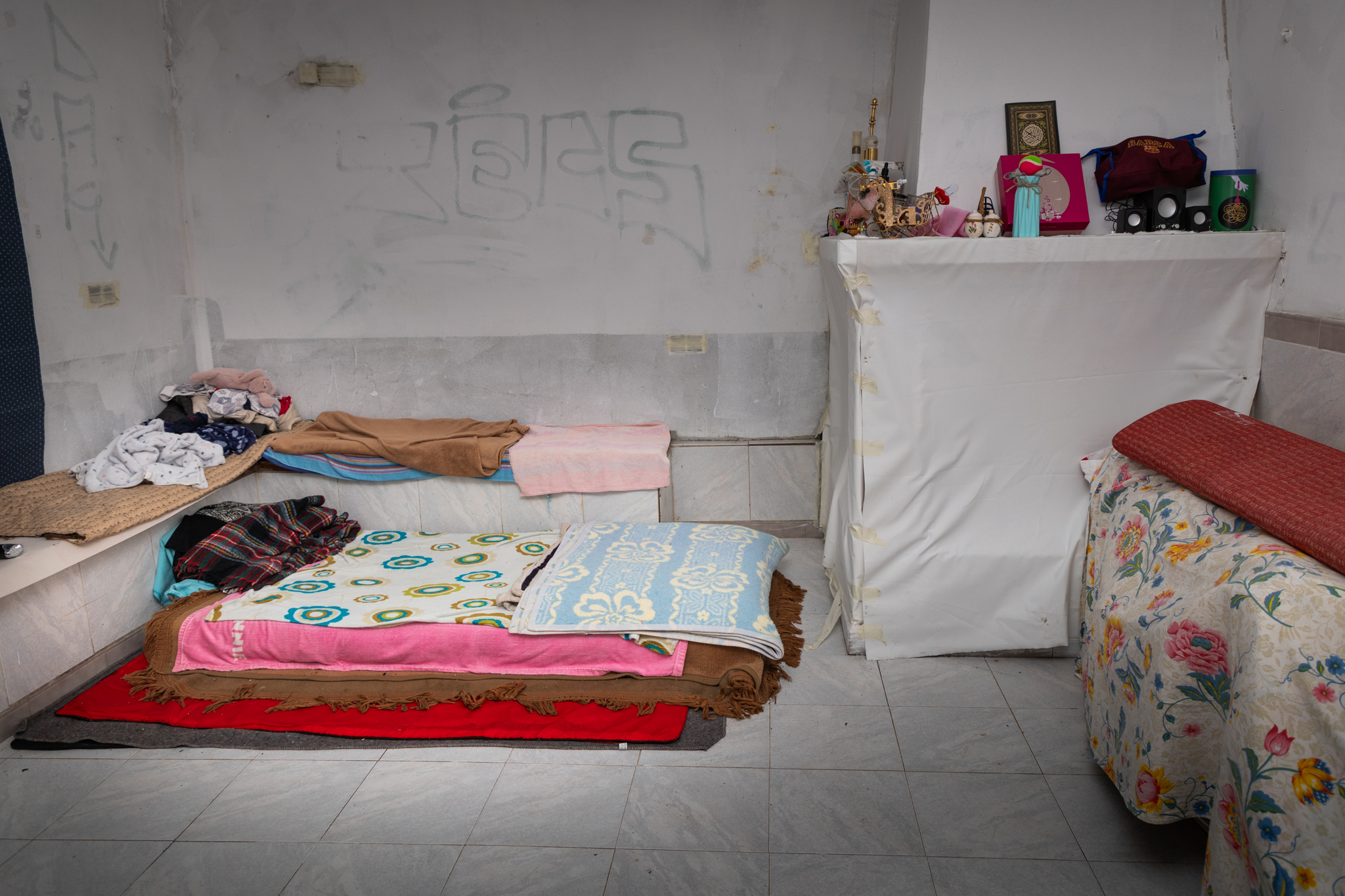 Una de les cambres a l'antiga presó de Palma (fotografia: Martí Gelabert).