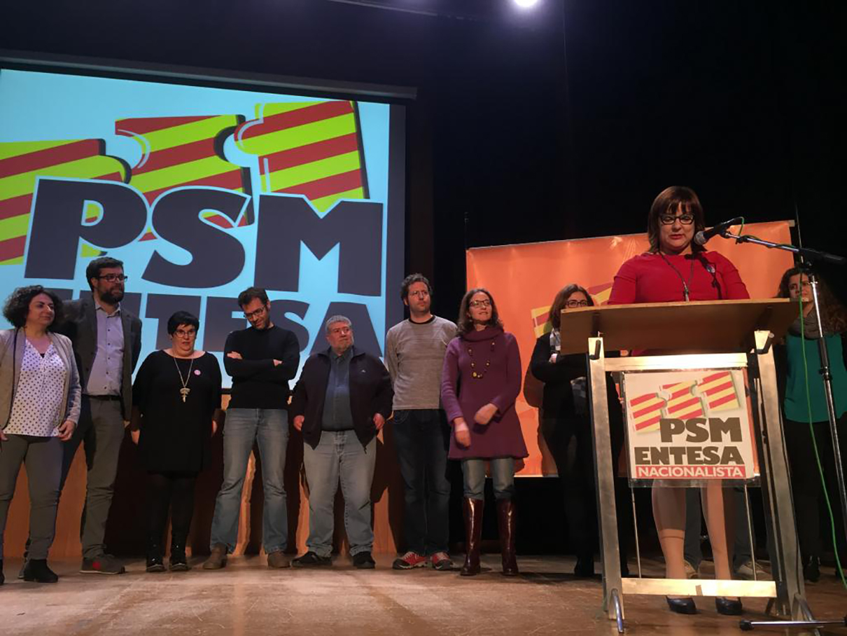 Bel Busquets, el dia que va ser elegida secretaria general del PSM