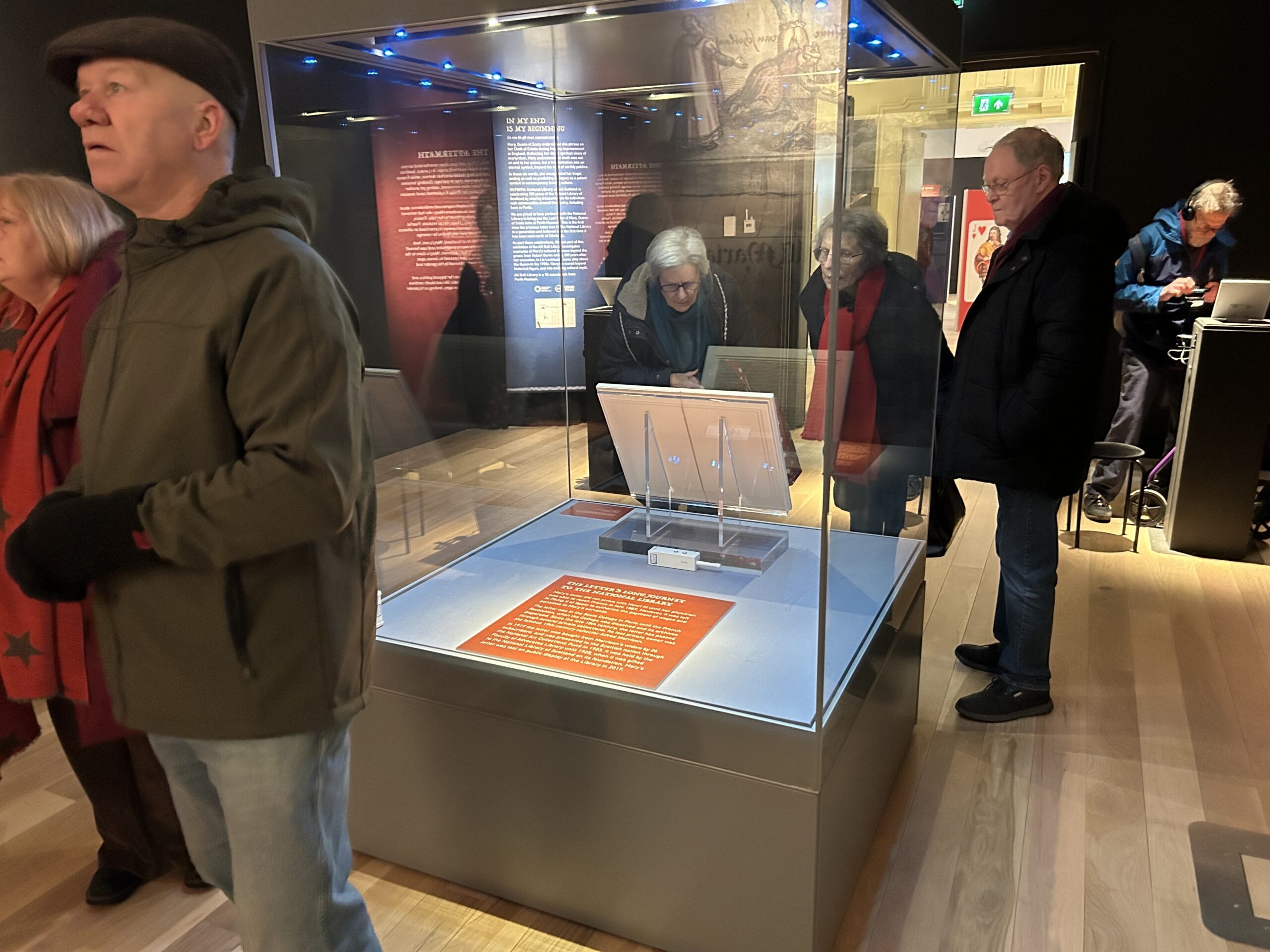 La carta, exposada al Museu de Perth, aquest mes (fotografia: Steve Hendrix/The Washington Post).