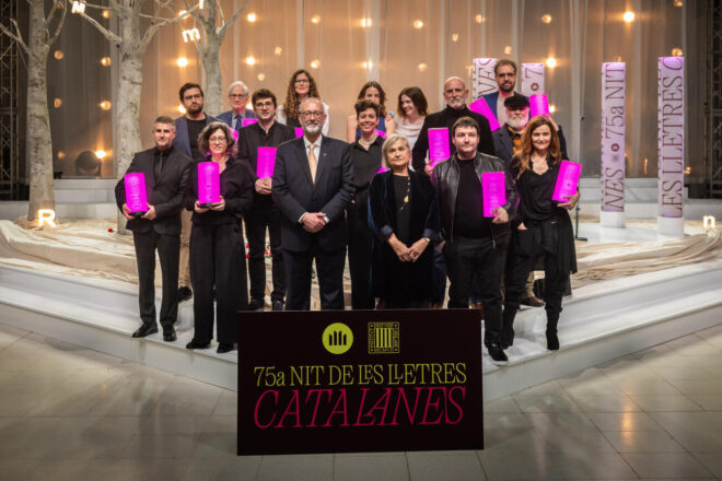 Carles Rebassa guanya el Premi Sant Jordi en una nova Nit de les Lletres Catalanes