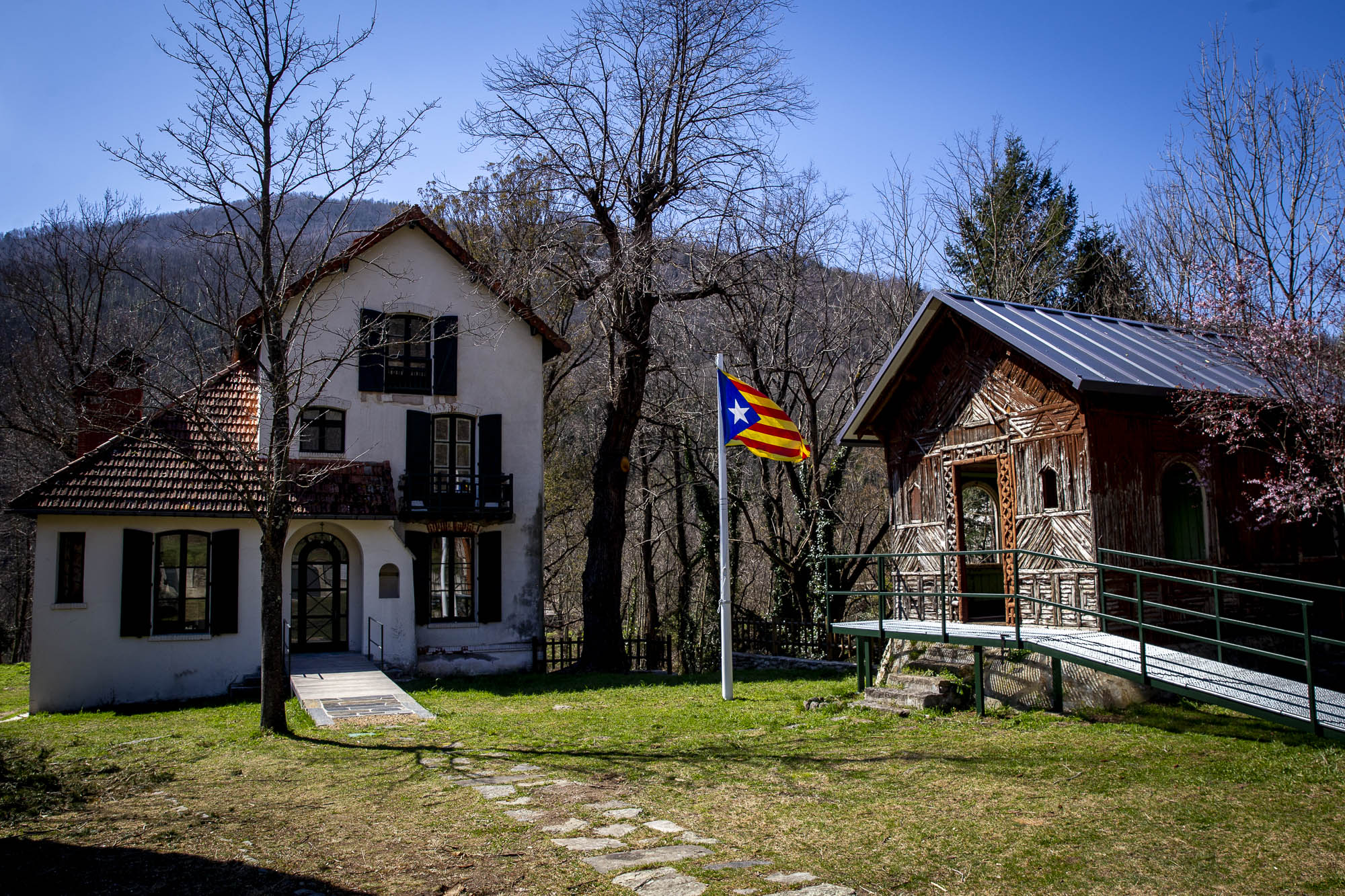La Casa Macià, a Prats de Molló (fotografia: Albert Salamé).