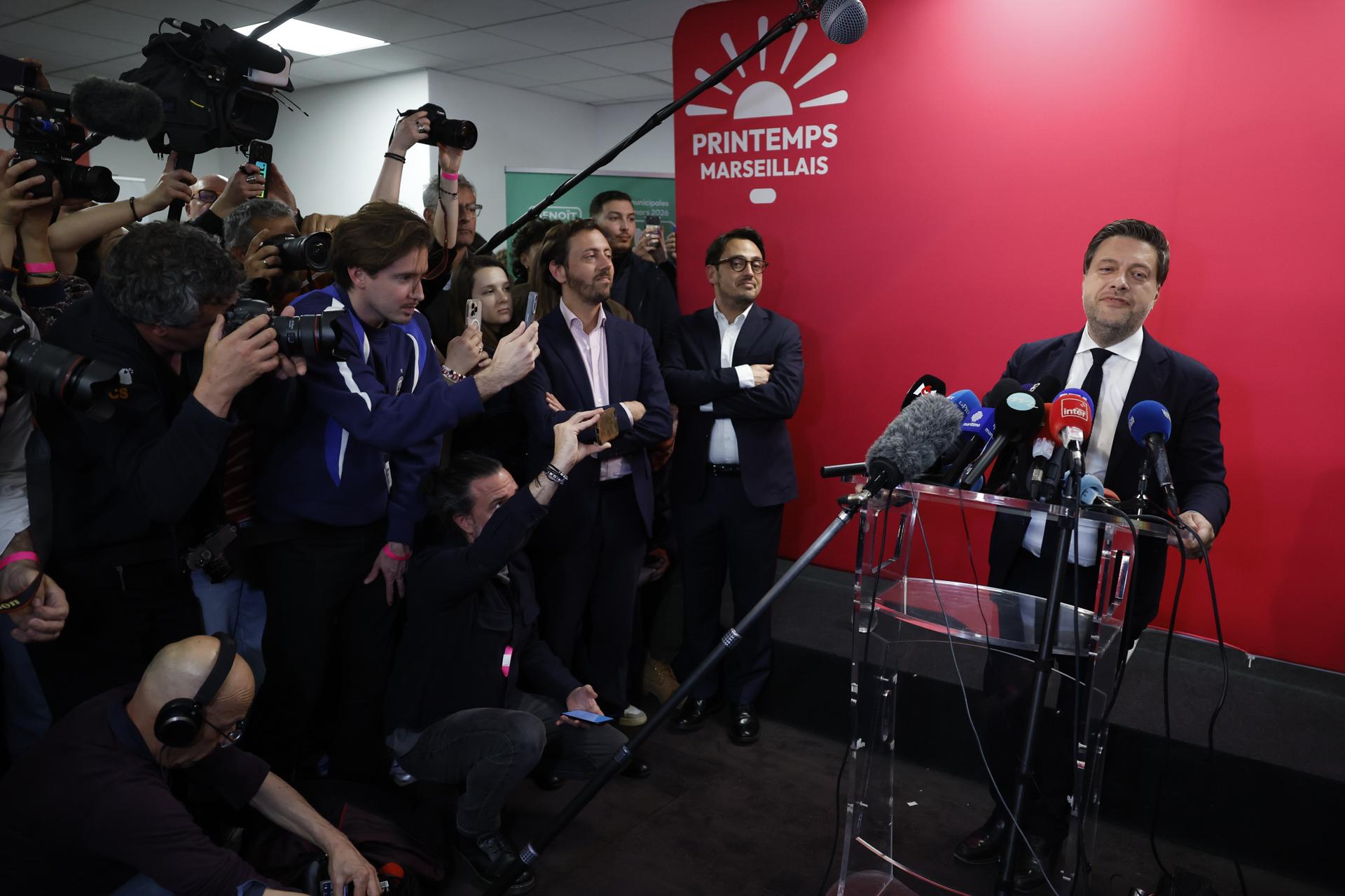 Benoit Payan ha guanyat Marsella, amb el suport de l'esquerra. (Fotografia: Guillaume Horcajuelo)