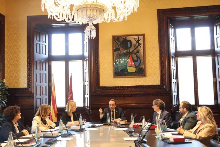 Reunió de la Mesa del Parlament aquest dimarts. Fotografia: Parlament