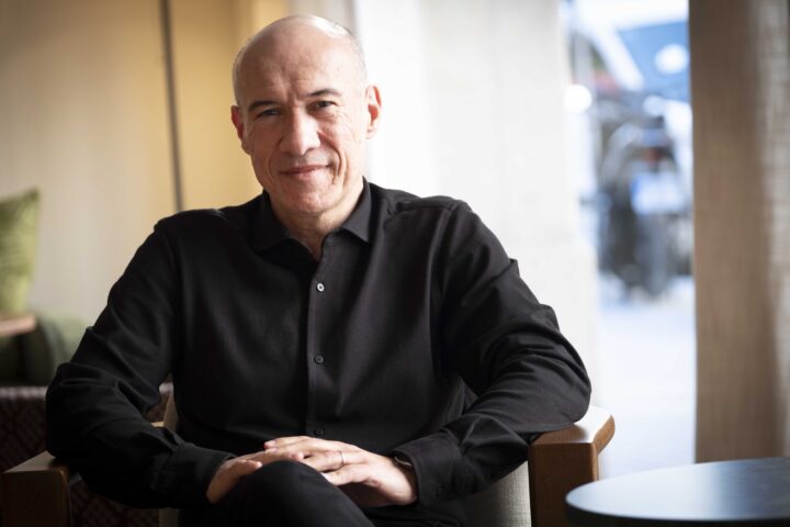 Gaspar Hernández, dilluns a Barcelona (Foto: Adiva Koenigsberg)