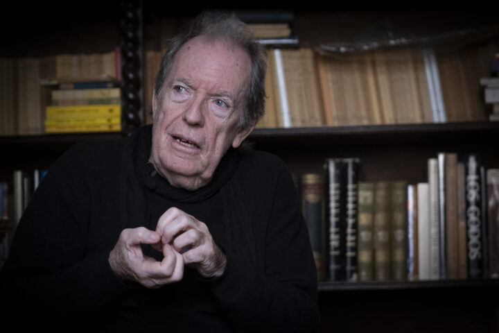 Miquel de Palol, dijous al seu pis de Barcelona (Foto: Adiva Koenigsberg)