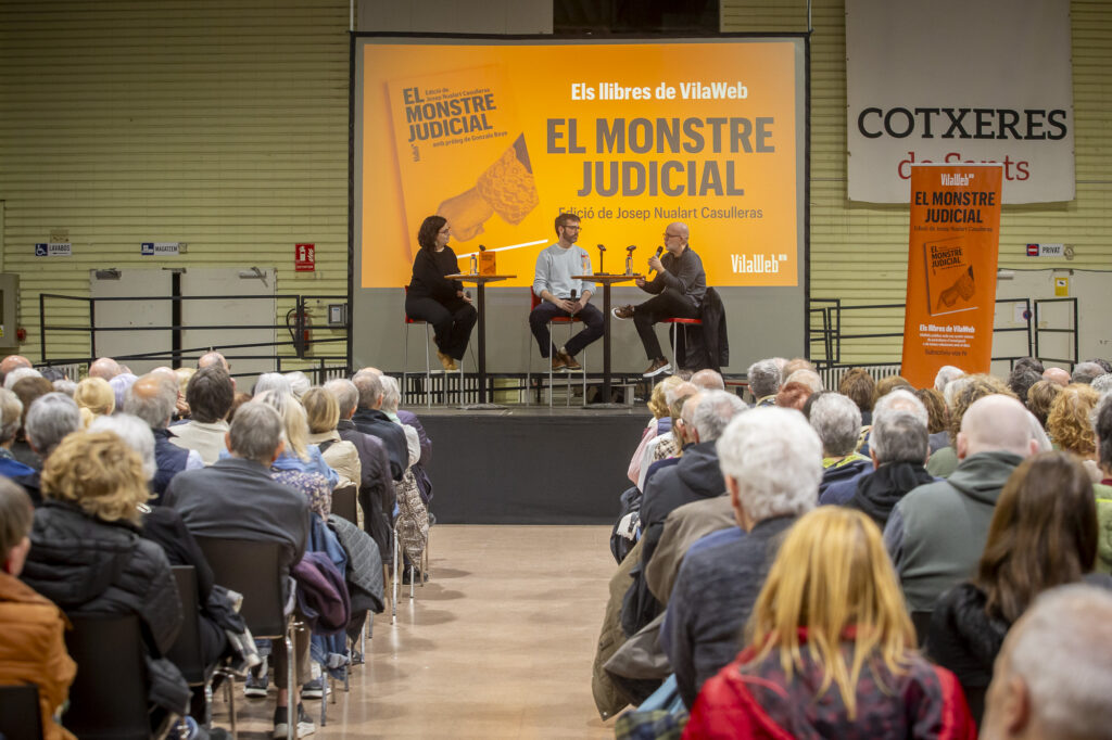 Debat entre Benet Salellas i Josep Nualart en la presentació d’El monstre judicial’, demà a Girona