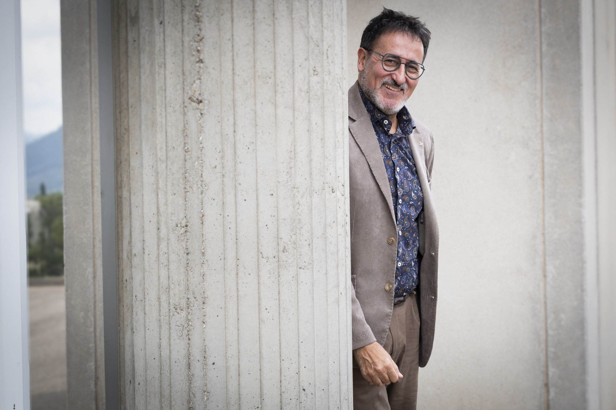 Xavier Grasset, ahir a la sala Ermessenda de TV3 (Foto: Adiva Koenigsberg)