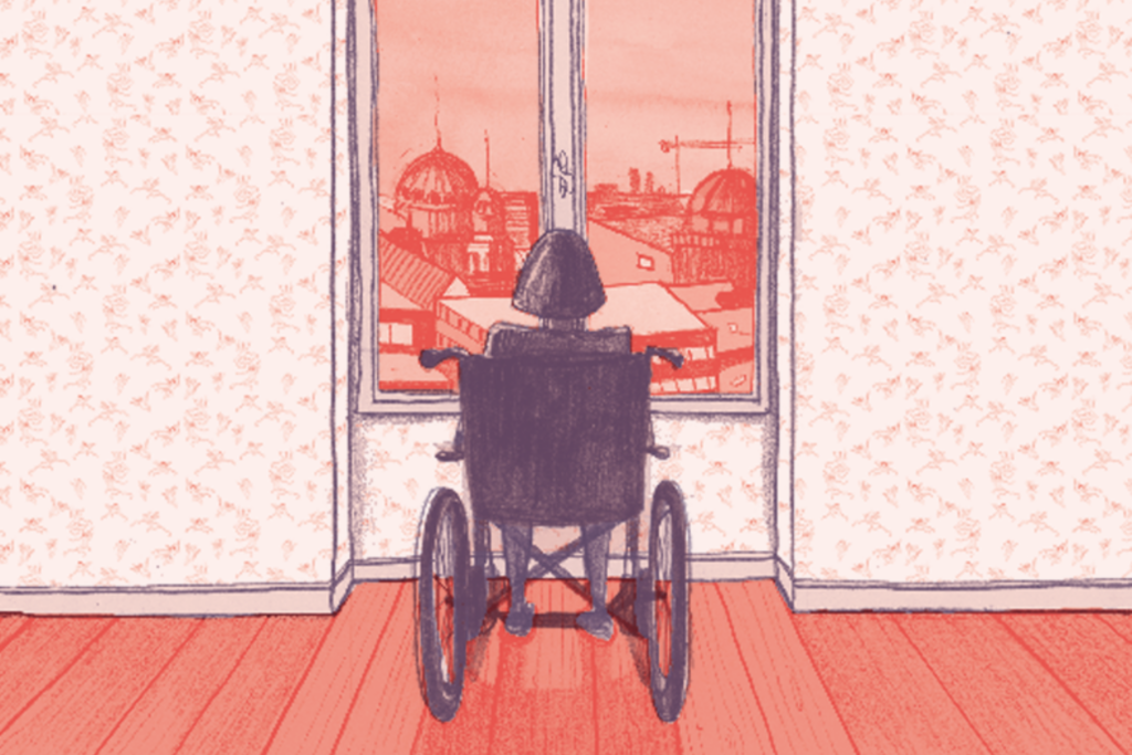 Literatura en violeta i vermelló