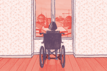 La Micaela al seu pis del barri berlinès de Kreuzberg, 2018.