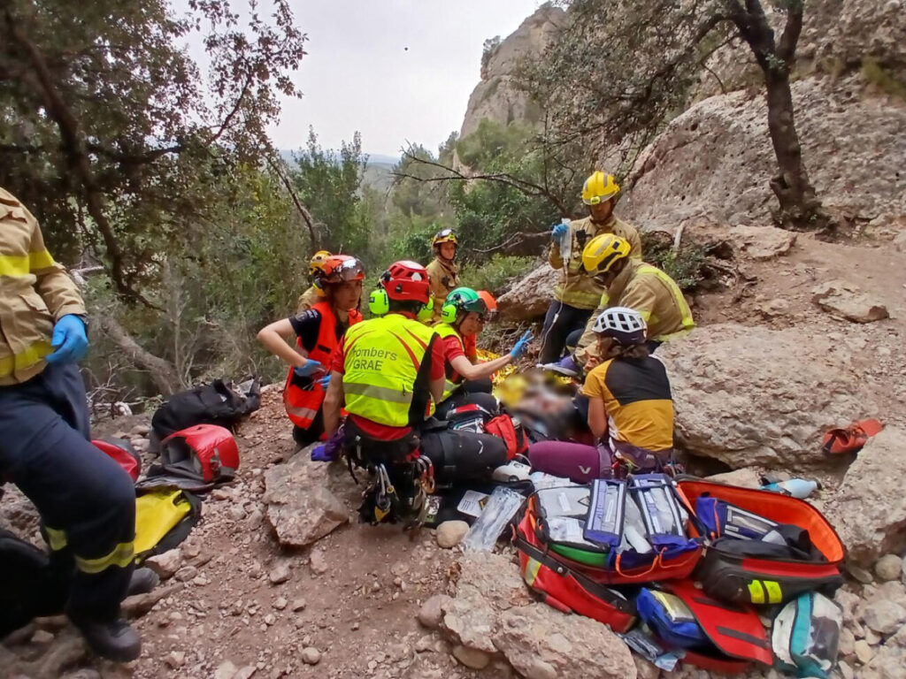 S’ha mort un dels escaladors ferits a Montserrat per la caiguda de pedres