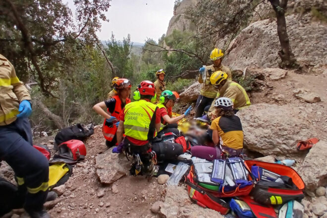 S’ha mort un dels escaladors ferits a Montserrat per la caiguda de pedres