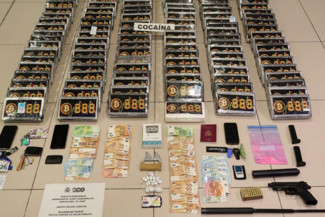 Desarticulen una xarxa transnacional de tràfic de cocaïna entre Sao Paulo i Barcelona