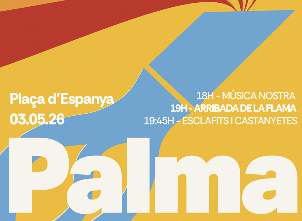 La flama de la llengua arribarà a Palma el 3 de maig amb una gran ballada popular